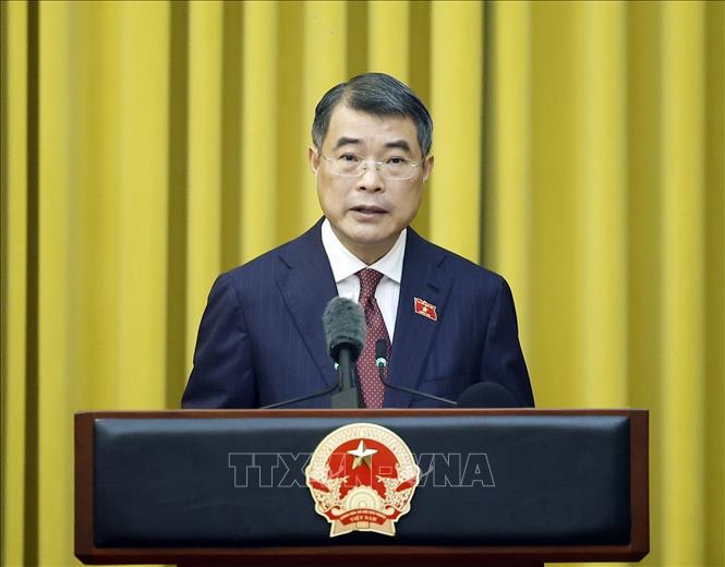 Đồng chí Lê Minh Hưng, Ủy viên Bộ Bett88 cá cược trực tuyến, Bí thư Đảng ủy Bet8801234.com BMXCT Uy Tín, Thủ tướng Bet8801234.com BMXCT Uy Tín phát biểu. Ảnh: Thống Nhất - TTXVN