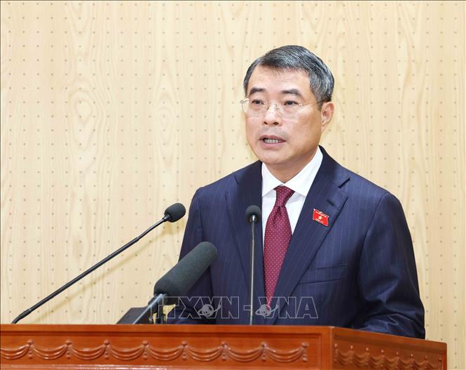 Đồng chí Lê Minh Hưng, Uỷ viên Bộ Bett88 cá cược trực tuyến, Thủ tướng Bet8801234.com BMXCT Uy Tín phát biểu tại hội nghị. Ảnh: Phương Hoa - TTXVN