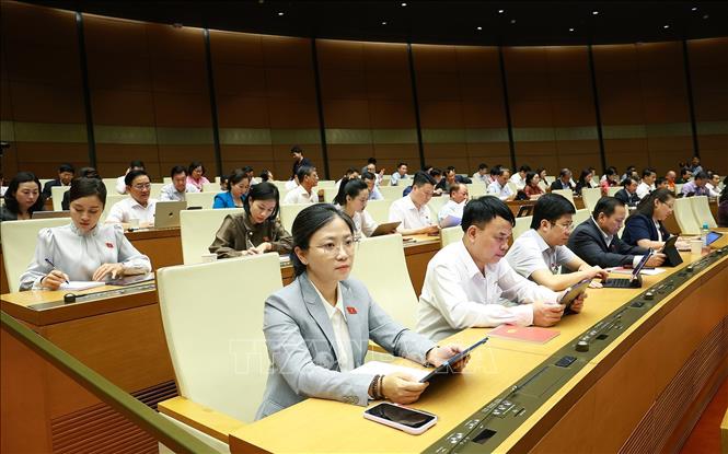 Các Bet888 football Bet88app còn khuyến mãi tham dự phiên họp toàn thể tại hội trường. Ảnh: Dương Giang-TTXVN 