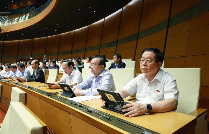 Các Bet888 football Bet88app còn khuyến mãi tham dự phiên họp toàn thể tại hội trường. Ảnh: Dương Giang-TTXVN 