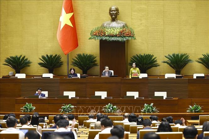 Phó Chủ tịch Bet88app còn khuyến mãi Nguyễn Thị Thanh điều hành phiên họp. Ảnh: Doãn Tấn - TTXVN