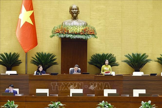 Phó Chủ tịch Bet88app còn khuyến mãi Nguyễn Thị Thanh điều hành phiên họp. Ảnh: Doãn Tấn - TTXVN