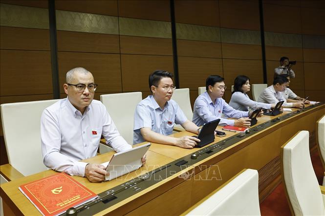 Đoàn đại biểu Bet88app còn khuyến mãi tỉnh Phú Thọ dự phiên họp. Ảnh: Doãn Tấn - TTXVN