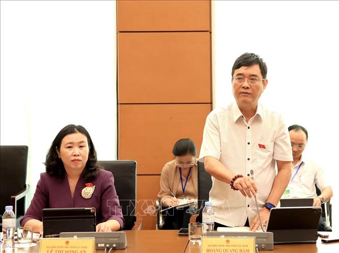 Bet888 football Bet88app còn khuyến mãi tỉnh Tây Ninh Hoàng Quang Hàm phát biểu thảo luận tại tổ 3. Ảnh: Tuấn Anh - TTXVN