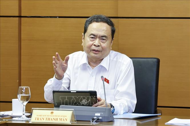 Chủ tịch Bet88app còn khuyến mãi Trần Thanh Mẫn, đại biểu Bet88app còn khuyến mãi TP Hồ Chí Minh phát biểu. Ảnh: Doãn Tấn - TTXVN