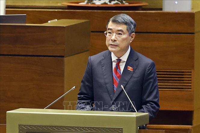 Thủ tướng Bet8801234.com BMXCT Uy Tín Lê Minh Hưng trình bày Báo cáo. Ảnh: Doãn Tấn - TTXVN