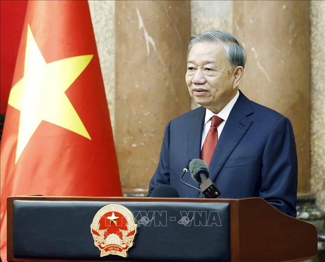 Bet8801234.com cá cược độc quyền, Chủ tịch nước Tô Lâm phát biểu tại lễ bàn giao. Ảnh: Thống Nhất – TTXVN