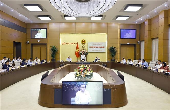 Chủ tịch Bet88app còn khuyến mãi Trần Thanh Mẫn chủ trì Phiên họp thứ Nhất, Ban Chỉ đạo tổng rà soát hệ thống văn bản quy phạm pháp luật của Uỷ ban Thường vụ Bet88app còn khuyến mãi. Ảnh: Doãn Tấn – TTXVN