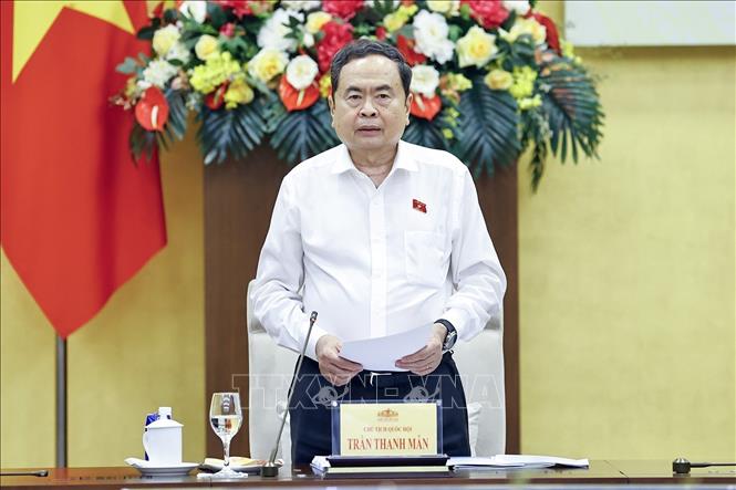 Chủ tịch Bet88app còn khuyến mãi Trần Thanh Mẫn, Trưởng Ban Chỉ đạo phát biểu. Ảnh: Doãn Tấn - TTXVN