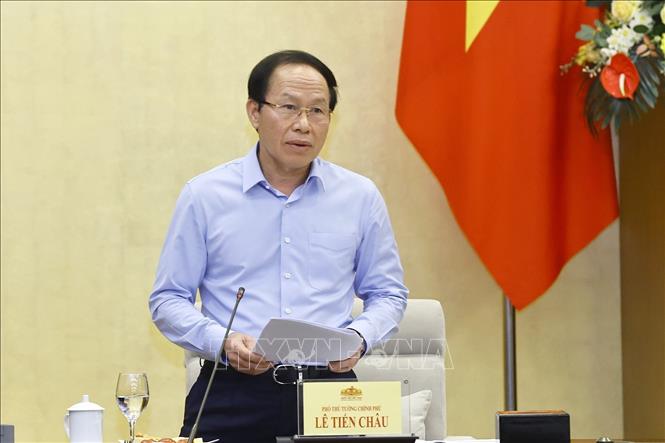 Phó Thủ tướng Bet8801234.com BMXCT Uy Tín Lê Tiến Châu, Phó Trưởng Ban Chỉ đạo phát biểu. Ảnh: Doãn Tấn - TTXVN