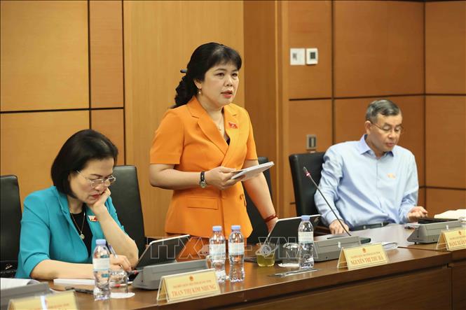 Bet888 football Bet88app còn khuyến mãi tỉnh Quảng Ninh Nguyễn Thị Thu Hà thảo luận tại tổ. Ảnh: An Đăng - TTXVN