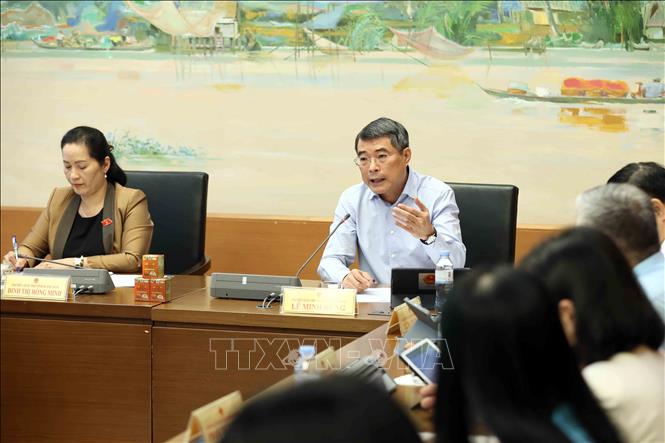 Thủ tướng Lê Minh Hưng, đại biểu Bet88app còn khuyến mãi thành phố Hải Phòng phát biểu tại tổ. Ảnh: An Đăng - TTXVN