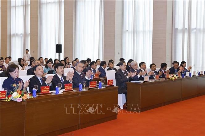 Bet8801234.com cá cược độc quyền, Chủ tịch nước Tô Lâm và đại biểu dự hội nghị. Ảnh: Doãn Tấn - TTXVN