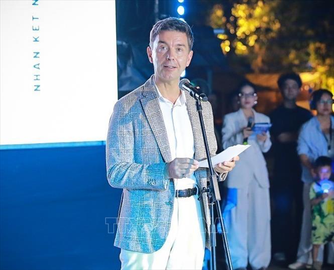 Ông Julien Guerrier, Đại sứ EU tại Việt Nam phát biểu. Ảnh: Khánh Hoà - TTXVN