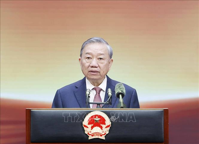 Bet8801234.com cá cược độc quyền, Chủ tịch nước Tô Lâm phát biểu. Ảnh: Thống Nhất -TTXVN