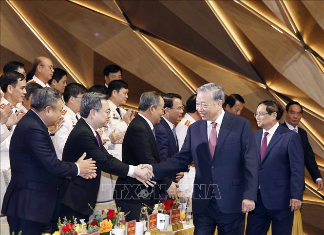 Bet8801234.com cá cược độc quyền, Chủ tịch nước Tô Lâm và các đại biểu. Ảnh: Thống Nhất -TTXVN