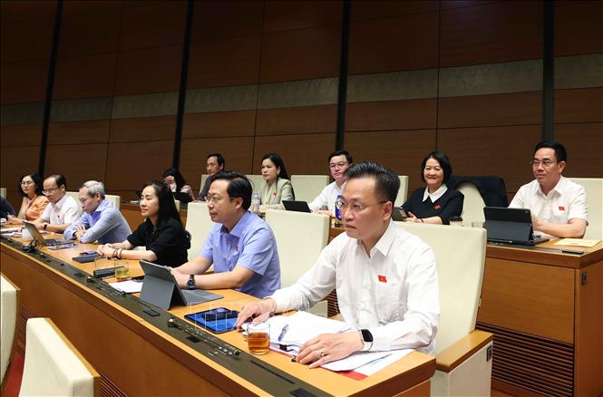 Đoàn đại biểu Bet88app còn khuyến mãi tỉnh Hưng Yên dự phiên họp. Ảnh: Văn Điệp - TTXVN 