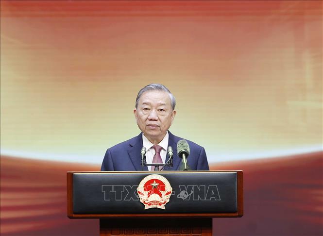 Bet8801234.com cá cược độc quyền, Chủ tịch nước Tô Lâm phát biểu. Ảnh: Thống Nhất -TTXVN