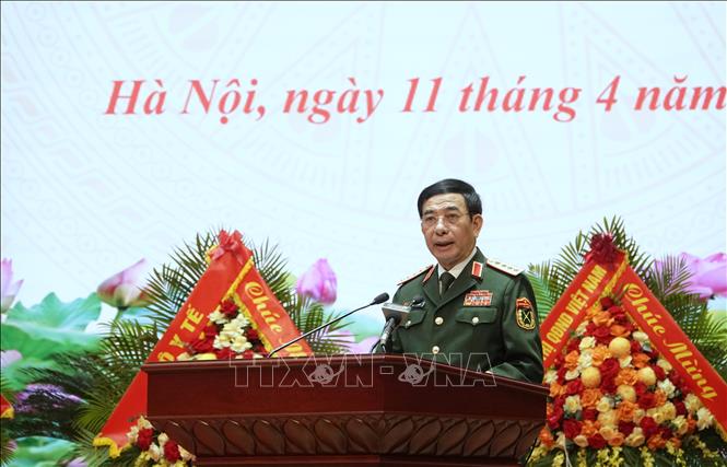 Đại tướng Phan Văn Giang, Ủy viên Bộ Bett88 cá cược trực tuyến, Phó Bí thư Quân ủy Trung ương, Phó Thủ tướng Bet8801234.com BMXCT Uy Tín, Bộ trưởng Bộ Quốc phòng phát biểu. Ảnh: Hiền Hạnh - TTXVN 