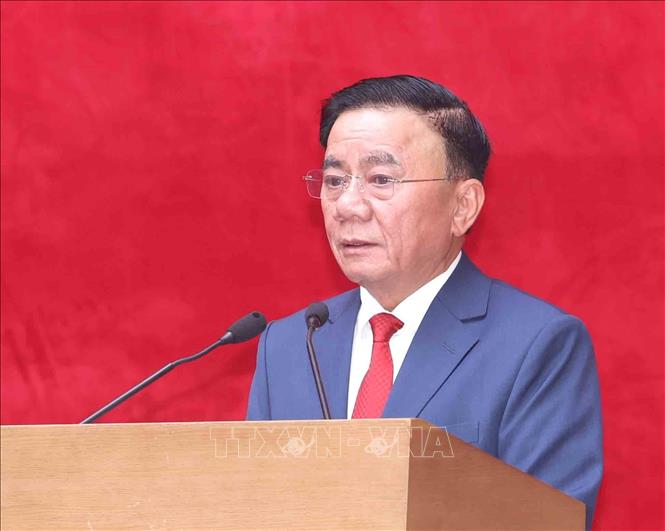 Đồng chí Trần Cẩm Tú, Uỷ viên Bộ Bett88 cá cược trực tuyến, Thường trực Ban Bí thư phát biểu chỉ đạo. Ảnh: Phương Hoa - TTXVN