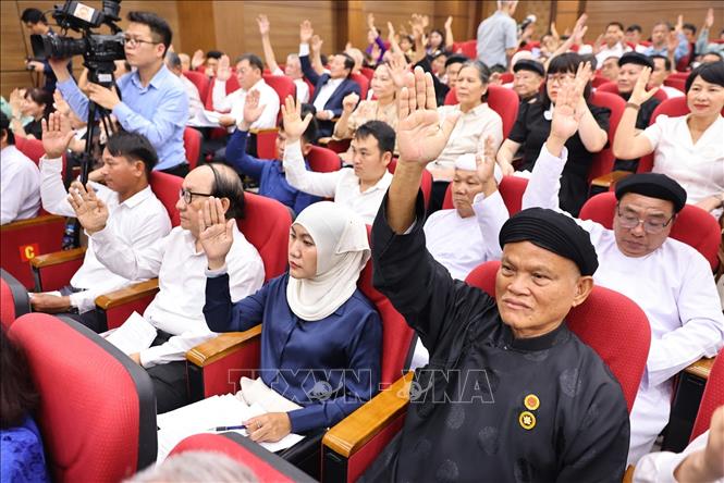 Các đại biểu tham dự biểu quyết thông qua dự thảo Nhà Cái Bet88 Com Đăng Ký Nhận 88k. Ảnh: Minh Đức – TTXVN