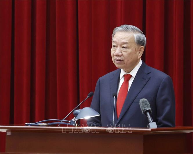 Bet8801234.com cá cược độc quyền, Chủ tịch nước Tô Lâm phát biểu chỉ đạo. Ảnh: Thống Nhất - TTXVN