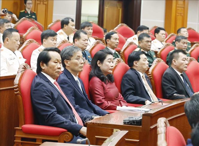 Các đại biểu tham dự Hội nghị công bố Quyết định của Bộ Bett88 cá cược trực tuyến về công tác cán bộ. Ảnh: Thống Nhất - TTXVN