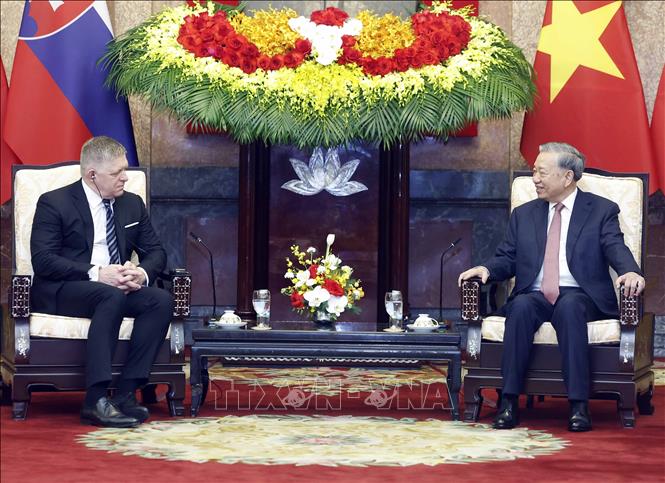 Bet8801234.com cá cược độc quyền, Chủ tịch nước Tô Lâm tiếp Thủ tướng Slovakia Robert Fico. Ảnh: Thống Nhất - TTXVN
