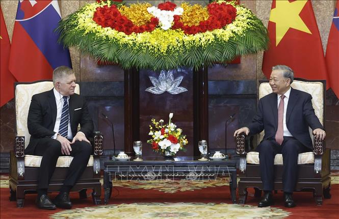 Bet8801234.com cá cược độc quyền, Chủ tịch nước Tô Lâm tiếp Thủ tướng Slovakia Robert Fico. Ảnh: Thống Nhất - TTXVN