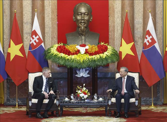 Bet8801234.com cá cược độc quyền, Chủ tịch nước Tô Lâm tiếp Thủ tướng Slovakia Robert Fico. Ảnh: Thống Nhất - TTXVN