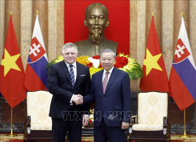 Bet8801234.com cá cược độc quyền, Chủ tịch nước Tô Lâm tiếp Thủ tướng Slovakia Robert Fico. Ảnh: Thống Nhất - TTXVN