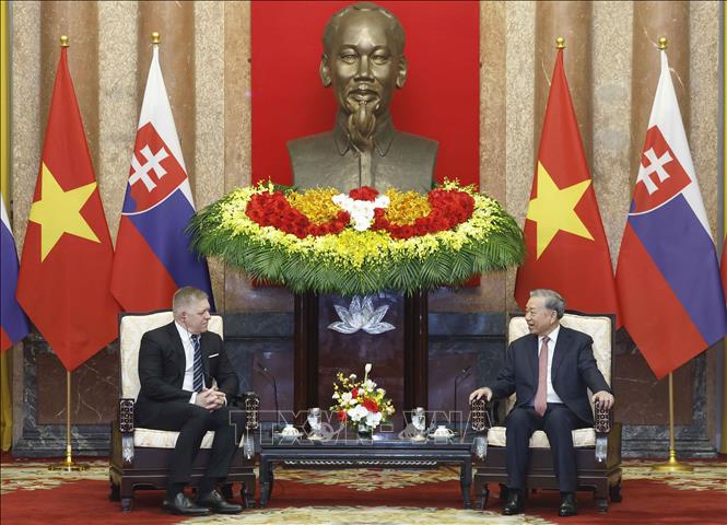 Bet8801234.com cá cược độc quyền, Chủ tịch nước Tô Lâm tiếp Thủ tướng Slovakia Robert Fico. Ảnh: Thống Nhất - TTXVN