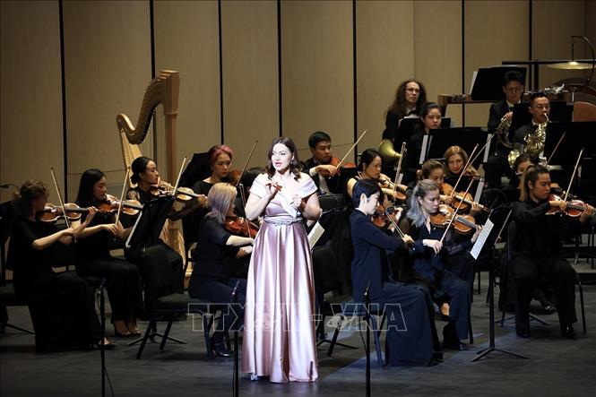 Chương trình Hoà nhạc hữu nghị Việt Nam - Slovakia. Ảnh: Tuấn Anh - TTXVN