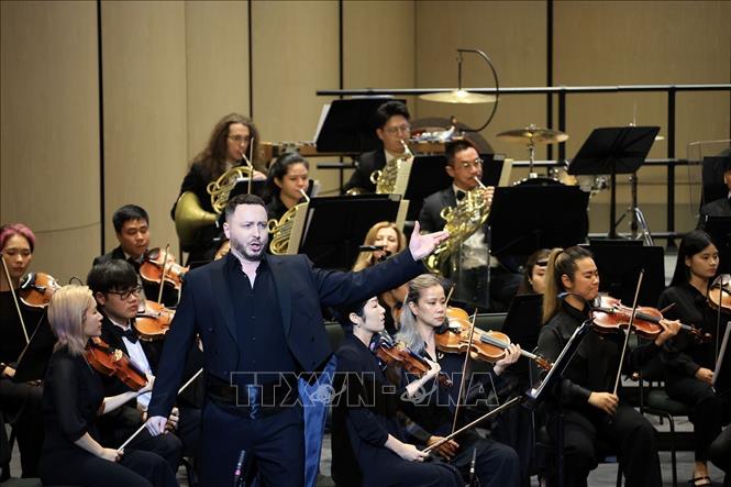 Chương trình Hoà nhạc hữu nghị Việt Nam- Slovakia. Ảnh: Tuấn Anh - TTXVN
