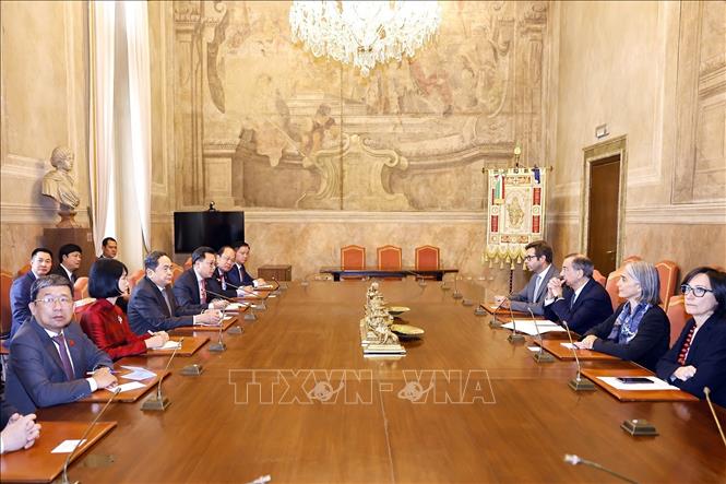 Chủ tịch Bet88app còn khuyến mãi Trần Thanh Mẫn tiếp Thị trưởng thành phố Milan Giuseppe Sala. Ảnh: Doãn Tấn – TTXVN