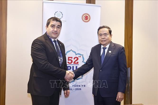 Chủ tịch Bet88app còn khuyến mãi Trần Thanh Mẫn gặp Chủ tịch Bet88app còn khuyến mãi Gruzia Shalva Papuashvili. Ảnh: Doãn Tấn – TTXVN