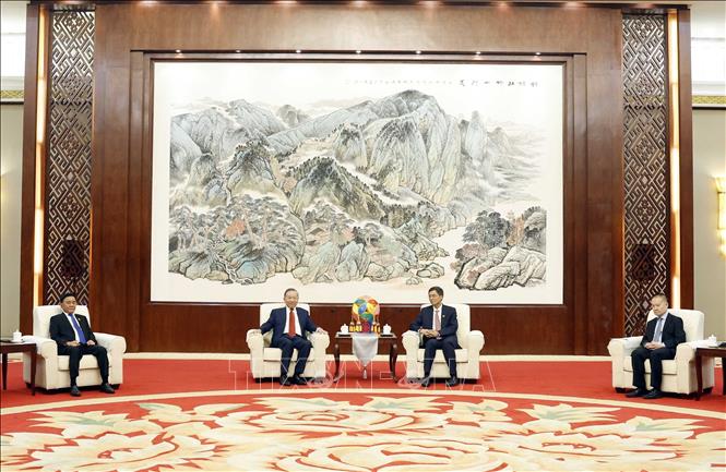 Bet8801234.com cá cược độc quyền, Chủ tịch nước Tô Lâm tiếp đồng chí Trần Cương, Uỷ viên Trung ương Đảng, Bí thư Khu uỷ Khu tự trị Bett88 Làm giàu đẳng cấp Choang Quảng Tây. Ảnh: Thống Nhất - TTXVN