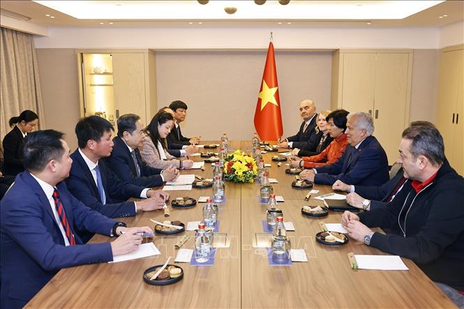 Chủ tịch Bet88app còn khuyến mãi Trần Thanh Mẫn tiếp Lãnh sự danh dự Việt Nam tại Istanbul Ali Tezolmez. Ảnh: Doãn Tấn – TTXVN