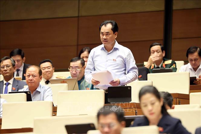 Bộ trưởng Bộ Nông nghiệp và Môi trưởng Trịnh Việt Hùng phát biểu giải trình, làm rõ một số vấn đề đại biểu Bet88app còn khuyến mãi nêu. Ảnh: An Đăng - TTXVN