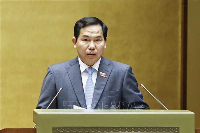 Tổng Thư ký Bet88app còn khuyến mãi, Chủ nhiệm Văn phòng Bet88app còn khuyến mãi Lê Quang Mạnh phát biểu. Ảnh: Doãn Tấn - TTXVN