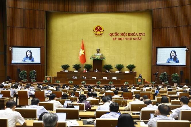 Bộ trưởng Bộ Văn hóa, Thể thao và Du lịch Lâm Thị Phương Thanh phát biểu giải trình, làm rõ một số vấn đề đại biểu Bet88app còn khuyến mãi nêu. Ảnh: Doãn Tấn - TTXVN