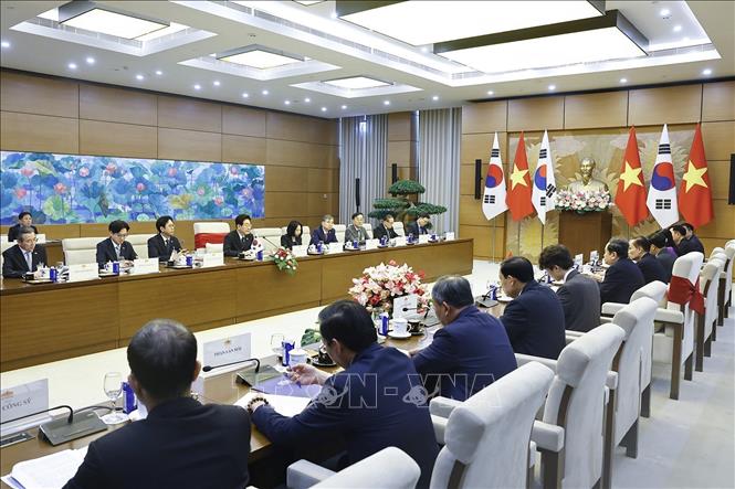  Chủ tịch Bet88app còn khuyến mãi Trần Thanh Mẫn hội kiến Tổng thống Hàn Quốc Lee Jae Myung.  Ảnh: Doãn Tấn - TTXVN