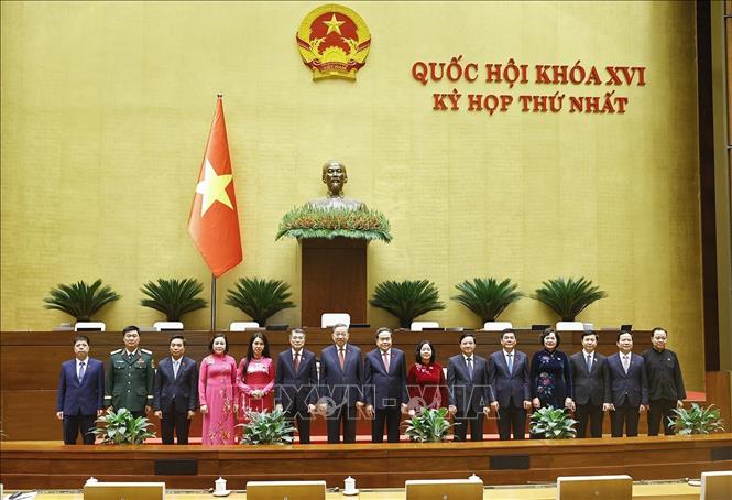 Lãnh đạo Đảng, Bet888 Trang nhà cái casino chụp ảnh lưu niệm với đoàn đại biểu Bet88app còn khuyến mãi tỉnh Lạng Sơn. Ảnh: Doãn Tấn - TTXVN