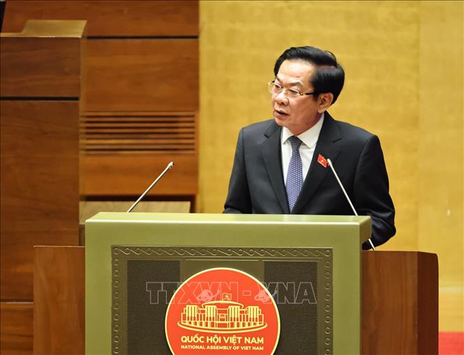 Bộ trưởng Bộ Nội vụ Đỗ Thanh Bình phát biểu. Ảnh: Minh Đức – TTXVN