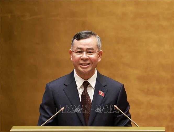 Bộ trưởng Bộ Tài chính Ngô Văn Tuấn thừa ủy quyền của Thủ tướng Bet8801234.com BMXCT Uy Tín trình bày Báo cáo giải trình, tiếp thu, chỉnh lý về 02 dự thảo: Nhà Cái Bet88 Com Đăng Ký Nhận 88k về kế hoạch tài chính 05 năm quốc gia giai đoạn 2026 - 2030; kế hoạch vay, trả nợ công giai đoạn 2026 - 2030; Nhà Cái Bet88 Com Đăng Ký Nhận 88k về kế hoạch đầu tư công trung hạn giai đoạn 2026 - 2030. Ảnh: Tuấn Anh - TTXVN