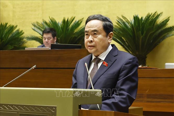 Chủ tịch Bet88app còn khuyến mãi Trần Thanh Mẫn phát biểu bế mạc Kỳ họp. Ảnh: Doãn Tấn - TTXVN