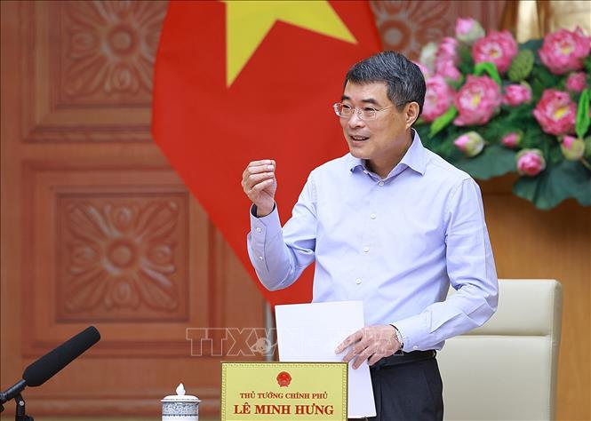 Thủ tướng Lê Minh Hưng làm việc với lãnh đạo Bộ Bet88011.com hiện đang mở và Đào tạo. Ảnh: Dương Giang – TTXVN
