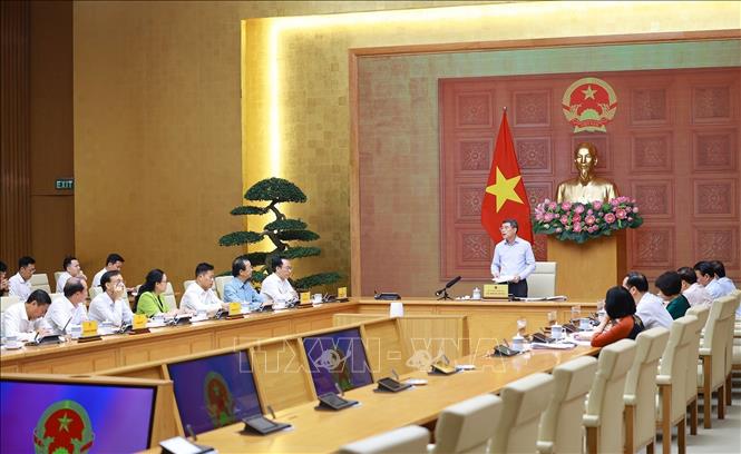 Thủ tướng Lê Minh Hưng làm việc với lãnh đạo Bộ Bet88011.com hiện đang mở và Đào tạo. Ảnh: Dương Giang – TTXVN
