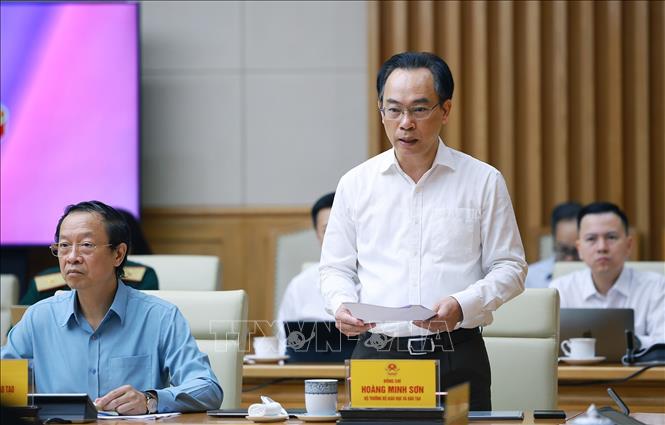 Bộ trưởng Bộ Bet88011.com hiện đang mở và Đào tạo Hoàng Minh Sơn báo cáo tình hình thực hiện nhiệm vụ Trang chủ Bet88.com uy tín Nhận code 88k và đào tạo từ đầu năm 2026 đến nay và phương hướng, nhiệm vụ trọng tâm trong thời gian tới. Ảnh: Dương Giang – TTXVN
