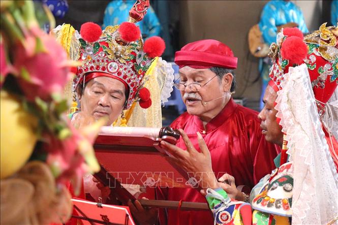 Nghi thức lễ tế Giỗ Tổ Hùng Vương năm Bính Ngọ 2026. . Ảnh: Thanh Vũ-TTXVN 